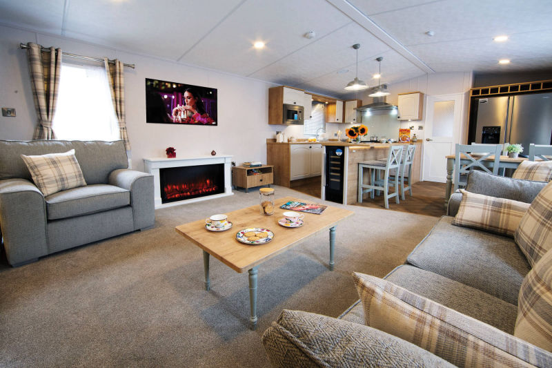 Delta Caravans Countryside Deluxe lounge